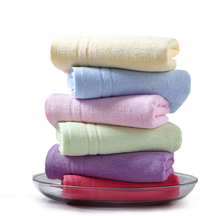 6条装 竹纤维儿童洁面巾非纯棉成人洗脸专用毛巾柔软吸水不易掉毛