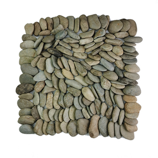 鹅卵石铺地平方路面铺装墙体假山花坛文旅营地商场景观装饰鱼缸