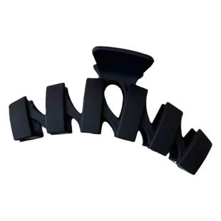 简约小众磨砂抓夹女设计感优雅气质后脑勺盘发鲨鱼夹大号夹子发夹