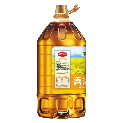 香满园菜籽香食用植物调和油5L