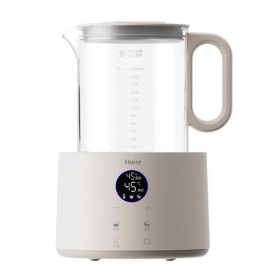 海尔恒温热水壶调奶器婴儿冲奶粉泡奶家用玻璃热奶器电水壶饮水机