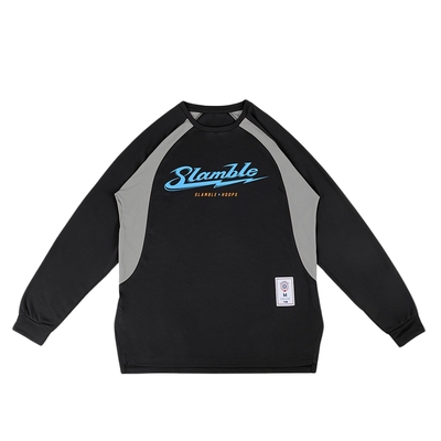 slamble长袖男速干t恤