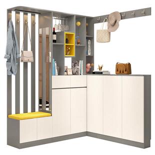 转角鞋柜玄关柜间厅门厅柜入户客厅衣帽柜架进门口拐角屏风隔断柜