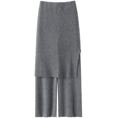 启超高端100%纯山羊绒裤子