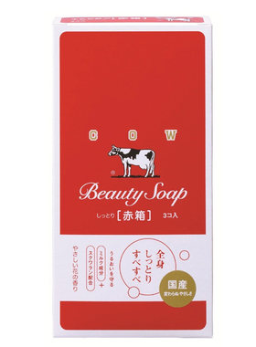 日本进口COW牛牌香皂牛奶滋润