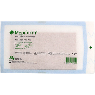 现货小G家 瑞典代购Mepiform美皮护hu疤痕贴淡化妊娠纹剖腹产单片