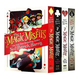 魔法边缘少年 4册盒装 英文原版The Magic Misfits 战胜逆境的友谊魔法冒险故事书 儿童英语课外阅读桥梁章节书