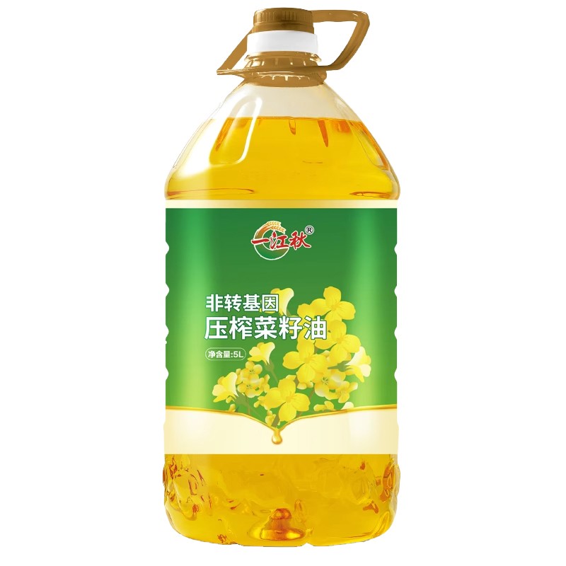 一江秋菜籽油农家自榨5升装