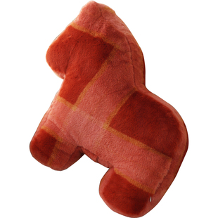 小胖马抱枕沙发客厅装饰靠枕可爱异形靠背垫毛绒玩偶马年吉祥物