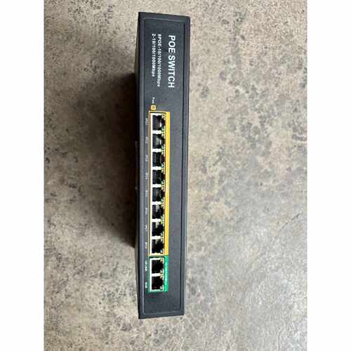 KU9010N的8口千兆PoE2千兆口上联交换机8口千