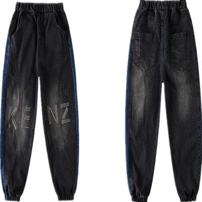 长裤牛仔牛仔裤子宽松帅气男童裤