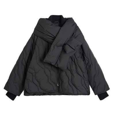 TOFOD短款立领保暖羽绒服女款