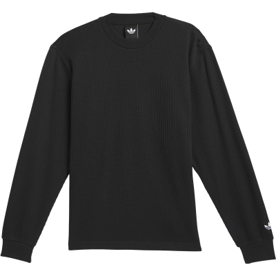 Adidas/阿迪达斯正品三叶草男士休闲针织宽松华夫格卫衣JW0052