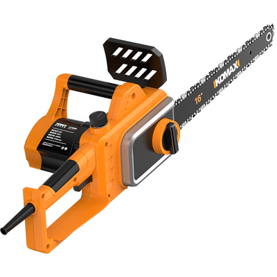 电锯家用小型插电式大功率伐木锯手持220V电动链条锯户外锯木神器