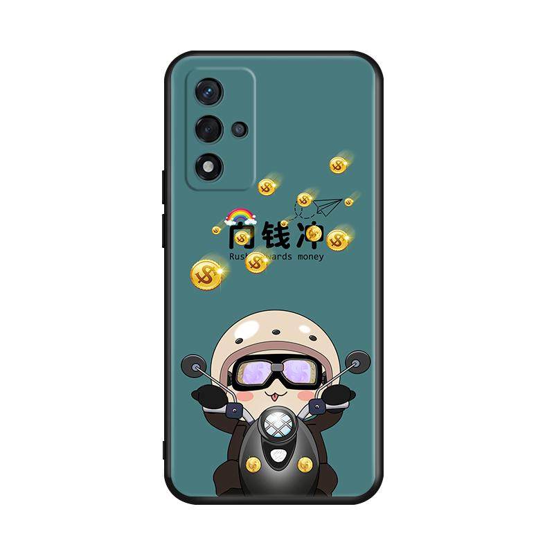luckrider适用于OPPOA93s搞怪动漫手机壳oppoa93s送钢化膜pfgmoo硅胶保护套。A93s网红女壳o