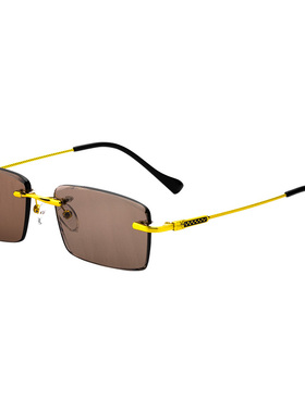 东海水晶高清正品无框茶色太阳镜