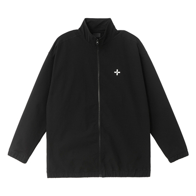 bdpowerup户外立领梭织运动外套简约印花纯色外套潮牌男宽松