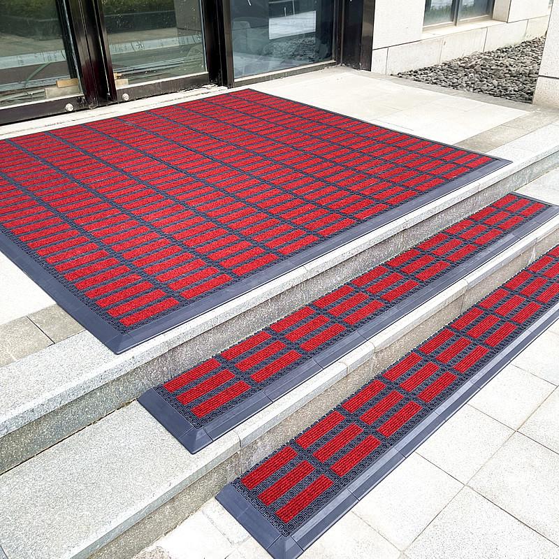门口地垫进门防滑商用门外入户脚垫室外除尘门垫户外酒店防水地毯