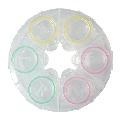 XIYA汐亚一体式多幅装隐形眼镜盒