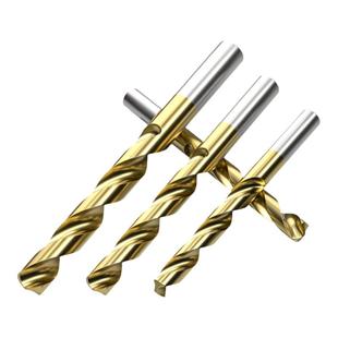 4241高速钢钻头镀钛麻花钻头直柄钻头电钻钻头木工钻头直径1-13mm