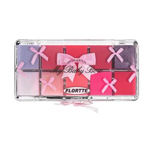 FLORTTE/花洛莉亚怦怦公主十色调色唇冻盘镜面唇釉口红唇蜜学生