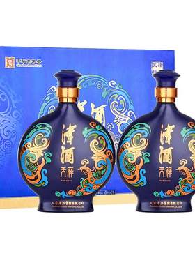 津酒52°天祥礼盒装500mL *2瓶浓香型白酒 送礼商务宴请