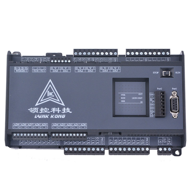 领控PLC控制器LK2N/3U-14 20 24 32 48 64 80MR/MT国产PLC工控板