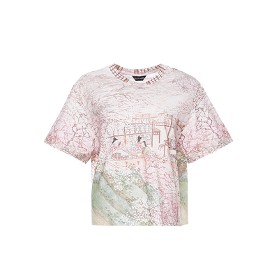 GANNI2022春夏女士及膝连衣裙