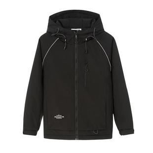 COCOTREE棵棵树秋冬新款男大童连帽棉服外套防风保暖户外潮酷百搭