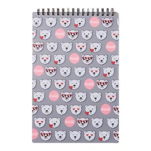 KACO|「可口可乐」联名A5螺旋本笔记本PP磨砂封面80g道林纸横线本办公记事线灵活翻转便携式考研