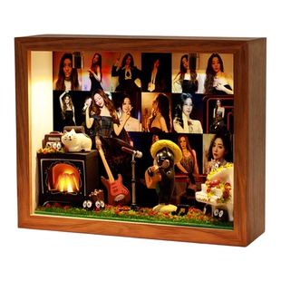 张靓颖周边相框礼物生日创意玄关收纳摆件桌面卧室礼品明星演唱会