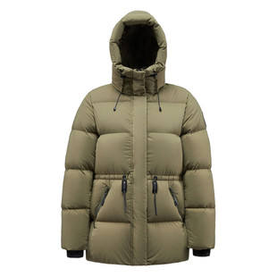 君羽800蓬95白鹅绒羽绒服女中长款加厚冬季保暖连帽女款鹅绒服198