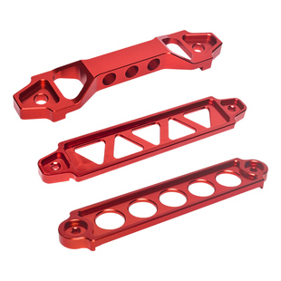 汽车蓄电池卡扣平衡架码电瓶固定支架下压板加厚铝合金五孔压条