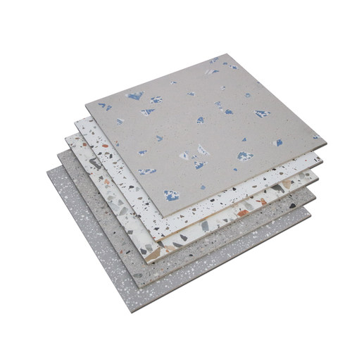 灰色水磨石瓷砖600X600仿古砖餐厅商铺地砖客厅800X800防滑地板砖