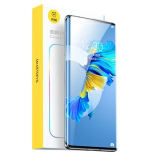 闪魔适用华为Mate40pro钢化膜软mate60pro手机膜Pura80曲屏p70ultra/p40/60UV50E光固RSnova14/13/9/10贴膜+