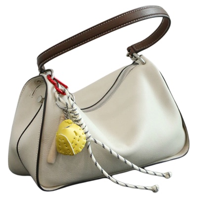 【PIGMISS】头层牛皮单肩腋下包女2025新款波士顿包hobo包斜挎包