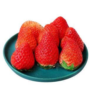 【现货】正宗丹东99草莓新鲜水果红颜奶油草莓东港大九九空运包邮