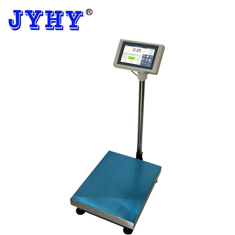 智能触控电子台秤150kg快递仓库计重秤耐用电子秤轮精准带台秤