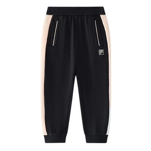 FILA斐乐童装儿童长裤2025年春季新款运动裤女小童卫裤休闲裤子潮