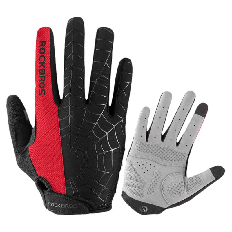 洛克兄弟骑行手套全指自行车手套长指男女摩托车骑行手套装备配件