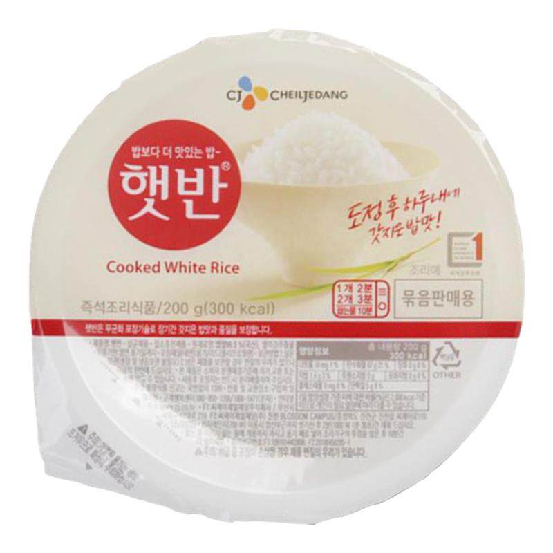 韩国进口希杰速食米饭微波炉加热即食免蒸懒人方便米饭半成品盒装
