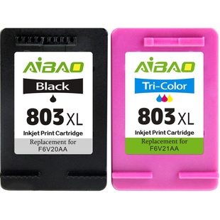 803墨盒适用惠普hp deskjet 2132 2621 2600 1112可加墨2131 2130 1110 2623 2622 2628打印机连喷XL黑色彩色