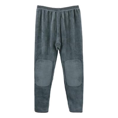 大码男保暖裤加绒护膝高腰棉毛裤