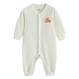 【呼呼棉】麦拉贝拉婴幼儿连体衣春秋爬服宝宝衣服纯棉a类秋衣