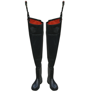 男女高筒插秧靴过膝长水鞋农田栽秧鞋软底水田袜钓鱼捕鱼鞋下水裤