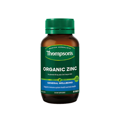 汤普森有机锌片80片/瓶