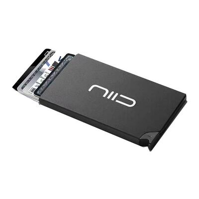 niid铝合金超薄卡盒名片夹男士