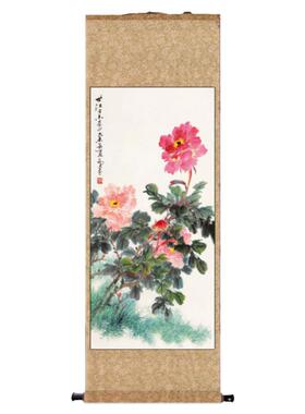 玄关壁画仿古画送老外画