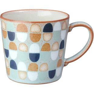 三八节礼物|denby丹碧进口马赛克马克杯陶瓷杯子咖啡杯高颜值水杯