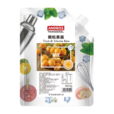 安德鲁黄皮颗粒果酱1kg
